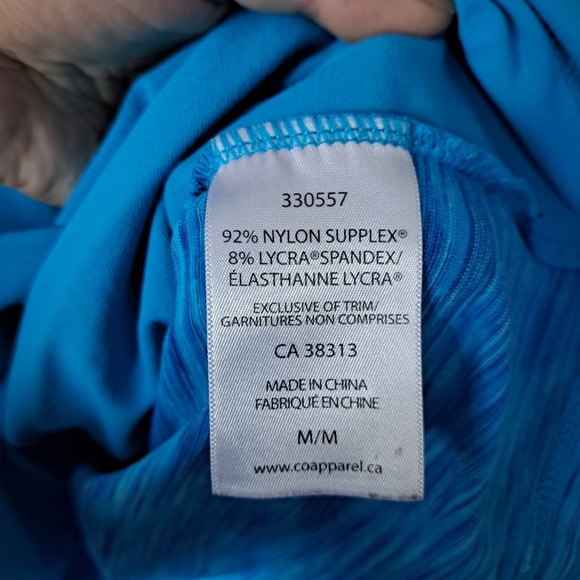 Tuff Athletics | blue woman's athletic tank top - Picture 5 of 9